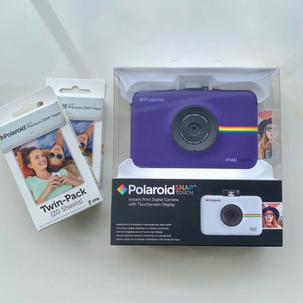 Polaroid Instant Print Digital Camera + zinc film